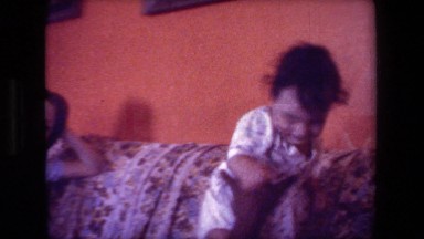 1981: siblings are playing with their little sister HOLLYWOOD CALIFORNIA