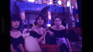 1981: Three Girls Relaxing During Break in Hollywood Auditorium