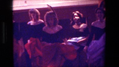 1981: ladies and the running man HOLLYWOOD CALIFORNIA