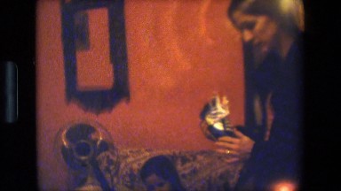 1981: Mother and Daughter Checking Out New Shoes in Lansing, Michigan
