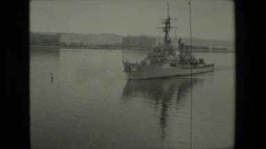 1981: navy boat in the harbor SAN DIEGO NAVAL BASE