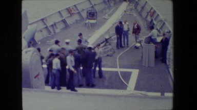 1981: Front of a Navy Ship at San Diego Naval Base