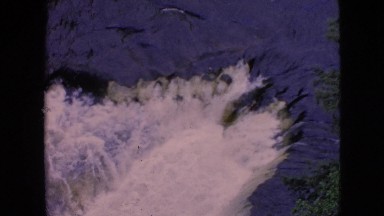 1964: Waterfall View from the Top Niagara Falls New York