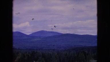1964: Wide Landscape Tall Mountains Blue Sky NIAGRA FALLS NEW YORK