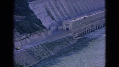 1964: A Small River Lying Calm Amid Large Structures Niagara Falls New York