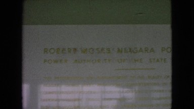 1964: robert moses niagara power plant NIAGRA FALLS NEW YORK