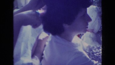 1965: Lady Beautician Preparing Woman's Hair in Wellsburg Iowa Salon