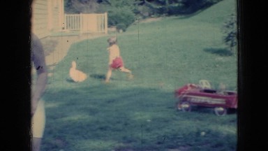 1965: the cute baby tried to catch a dark alone and with his mother WELLSBURG