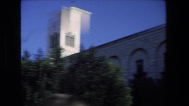 1972: A View of a Large Church at Daytime in Israel