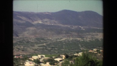 1972: Panoramic View of Mountains Hills and Valleys in Israel