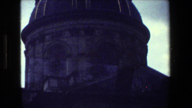 1981: Buildings Shown in a City on a Dark Day Paris France
