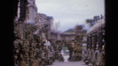 1967: extensive area of walls and monuments decorated with profusion IOWA