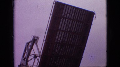 1968: huge conveyor belt in a industrial area MISSOURI