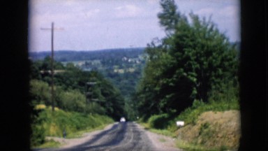 1957: people having a picnic in the country PENNSYLVANIA