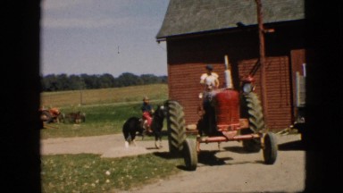 1957: people working and doing activities on a farm PENNSYLVANIA