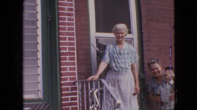 1964: Old Lady Grandma Son House Happiness Family Child Hello Reactions Feelings
