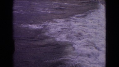 1965: watching the tides come in on the ocean. NEW JERSEY