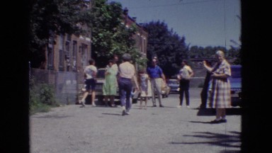 1965: downtown, neighborhood, women, men, children, car NEW JERSEY