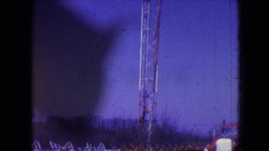 1966: setting up tower for oil drilling is very important work for these guys