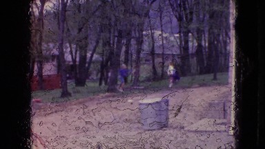 1966: children stand in park and baby close up ATHENS OHIO
