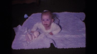 1966: baby learning to crawl ATHENS OHIO