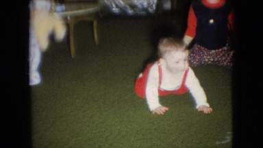 1966: baby crawling ATHENS OHIO
