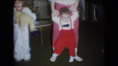 1966: siblings sister brother dance together home family happy ATHENS OHIO