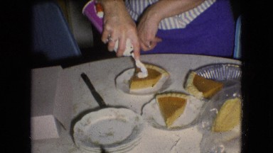1966: serving delicious pumpkin pie at thanksgiving. ATHENS OHIO
