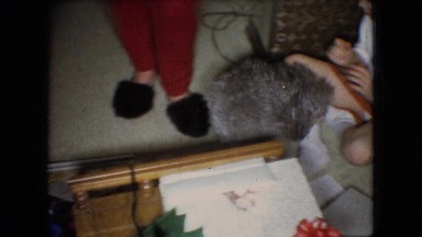 1966: children opening their gifts on christmas morning. ATHENS OHIO