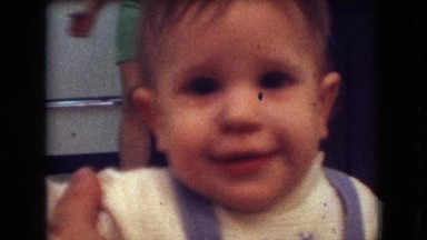 1966: little boy smiling and then looking concerned ATHENS OHIO