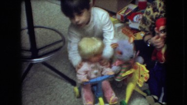 1966: children playing with children toys and dolls ATHENS OHIO