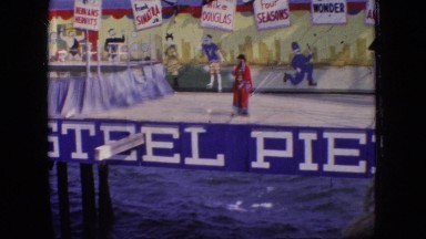 1966: joker's show on the deck besides the pool NEW JERSEY