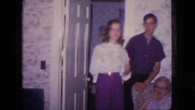 1966: family all grouped together, visiting grandmother. NEW JERSEY