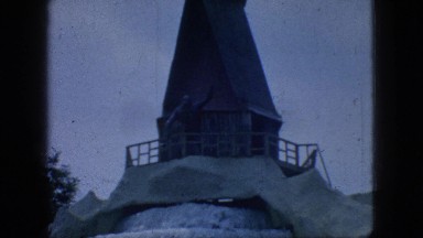 1966: lost river carnival attraction, man taming tiger NEW JERSEY
