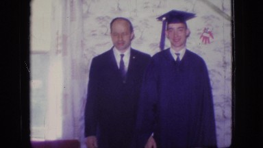 1966: father and son graduation video NEW JERSEY