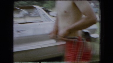 1966: outdoor picnic scene woman making sandwiches children playing OHIO