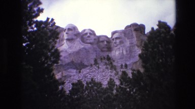 1974: historic mount rushmore in living color SOUTH DAKOTA