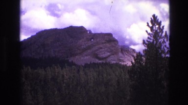 1974: zoom in on a landscape SOUTH DAKOTA
