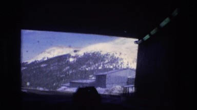 1974: car driving on a highway. VAIL COLORADO