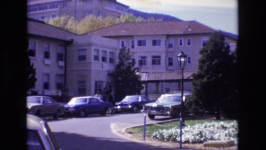 1967: viewing of a nice, little town. COLORADO SPRINGS BROADMOR