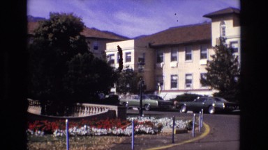 1967: outdoor at the museum taking in the sights COLORADO SPRINGS BROADMOR
