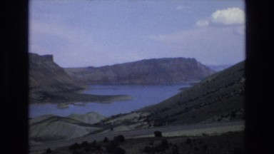 1965: huge mountain area with water in between LAKE TAHOE NEVADA