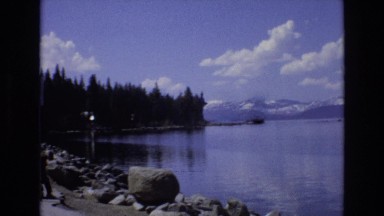 1966: looking at a beautiful view of the lake on a gorgeous day LAKE TAHOE