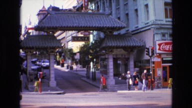 1968: viewing of a busy city. SAN FRANCISCO CALIFORNIA