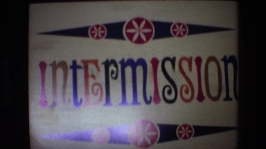 1969: old footage of intermission sign at play SPAIN
