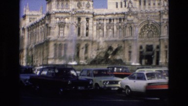 1969: A Viewing of a Busy Street in the City, Spain