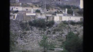 1969: drive by viewing of a rural town. SPAIN