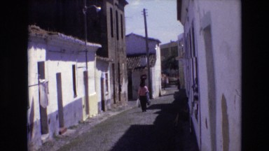 1972: this is the walk that never ends, vintage clip of little street