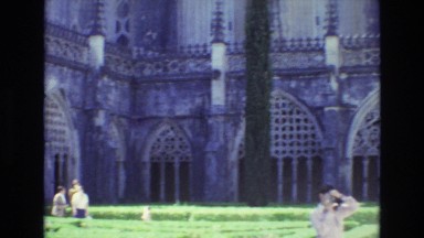 1972: visiting a european monastery. PORTUGAL