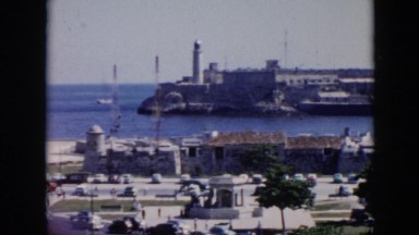 1956: sighting of a busy little town. CUBA
